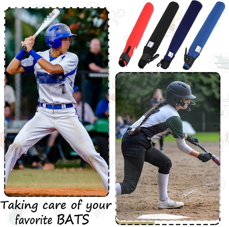 ILHSTY Bat Protector Sleeve for Baseball & Softball, Bat Warmer & Cover With Hook - Image 5